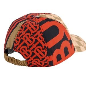 Burberry Branded Baseball Cap Red Size 4Y-6Y